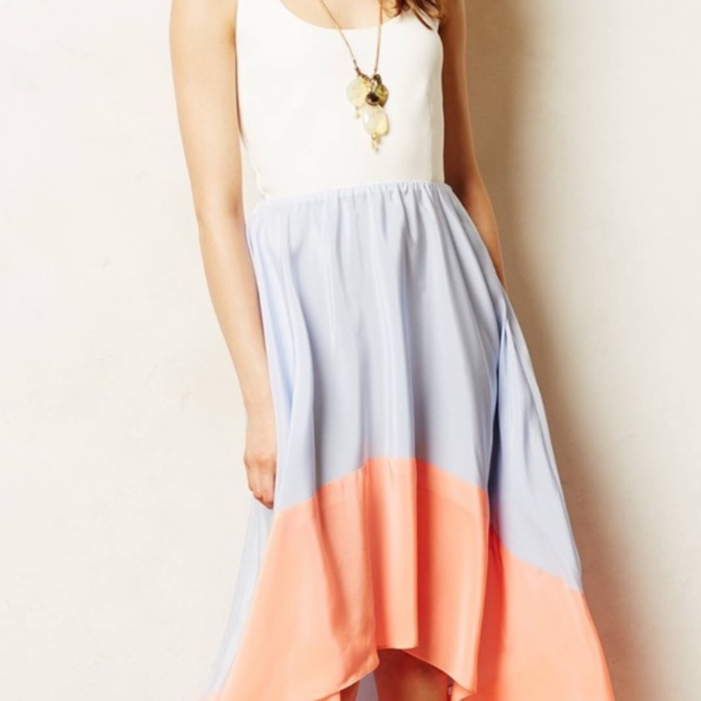 Hutch Capay high low dress from Anthropologie M